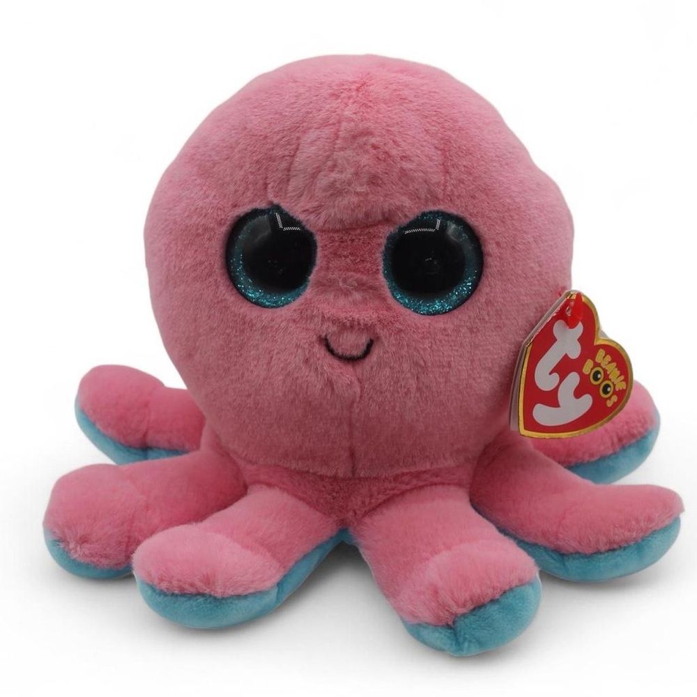 Ty Pink and Blue Octopus Plush